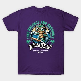 Cabo San Lucas - Turtle Surfing T-Shirt